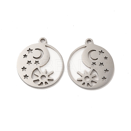 Non-Tarnish 201 Stainless Steel Pendants STAS-K251-058P-1