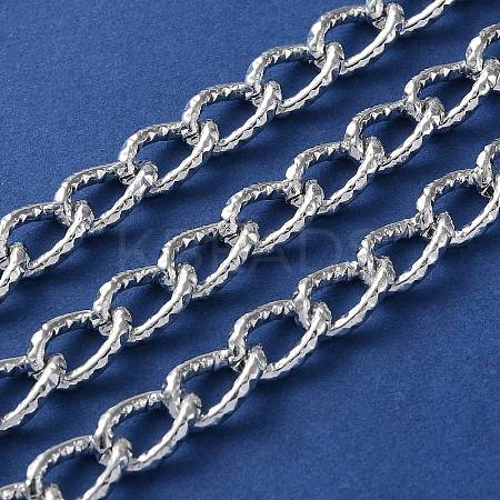 Oxidation Aluminum Textured Curb Chains CHA-H001-02S-1