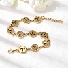 12 Constellations 304 Stainless Steel Link Chain Bracelets BJEW-I239-01G-06-2