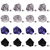 16Pcs 4 Colors Rose Cloth Brooch JEWB-GA0001-45-1