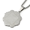 Anti-Tarnish 201 Stainless Steel Arabic Elements Flower Pendant Box Chain Necklaces LS-NJEW-D089-01P-02-1