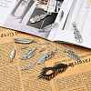 20Pcs 10 Style Tibetan Style Alloy Pendant TIBEP-YW0001-32-8