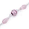 Faceted Crystal Glass Ball Chandelier Suncatchers Prisms LS-AJEW-G025-A01-3