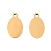 201 Stainless Steel Pendants STAS-Z195-02G-02-1