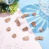CHGCRAFT 90Pcs 3 Style Unfinished Wood Connector Charms DIY-CA0004-66-5