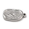 Anti-Tarnish 304 Stainless Steel Pendants STAS-D197-06P-2