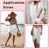 Polycotton Chiffon Skirt Accessories AJEW-WH20077-044C-4