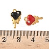 304 Stainless Steel Enamel Pendants STAS-I346-52G-3