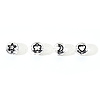 Transparent Acrylic Beads TACR-YW0001-12B-3