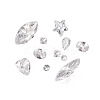 Craftdady 7 Style Cubic Zirconia Cabochons ZIRC-CD0001-07-14