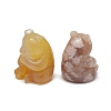 Natural Cherry Blossom Agate Sculpture Display Decorations G-F719-55C-4