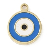 Ion Plating(IP) 304 Stainless Steel Enamel Charms STAS-P366-48G-1
