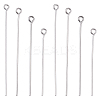 300Pcs 304 Stainless Steel Eye Pins STAS-YW0003-12A-2