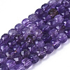 Natural Amethyst Beads Strands G-R460-028B-1