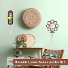 2 Sets 2 Styles Wall Hanging Terrarium Planter with Plastic Tube ODIS-GA0001-53B-6