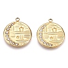 Ion Plating(IP) 304 Stainless Steel Pendants STAS-N097-202LG-1