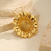 304 Stainless Steel Lapel Pin Backs for Clothes for Women JEWB-F040-01G-1