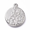 Non-Tarnish 304 Stainless Steel Pendants STAS-Z014-06P-1