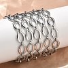 304 Stainless Steel Link Chain Bracelets for Women BJEW-B169-04A-P-1