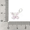 925 Sterling Silver Micro Pave Cubic Zirconia Pendants LS-STER-Q002-03B-3