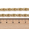 Ion Plating(IP) 304 Stainless Steel Lumachina Chain Necklaces NJEW-F297-01G-2