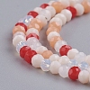 Faceted Glass Beads Strands GLAA-G074-B04-3