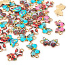 Alloy Enamel Connector Charms FIND-TAC0029-09-2