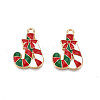 Rack Plating Alloy Enamel Charms LS-X-ENAM-N055-163-2