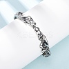 Retro 316 Surgical Stainless Steel Cuff Bangles BJEW-C142-06AS-1