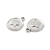 Non-Tarnish 304 Stainless Steel Pendants STAS-B032-36P-3