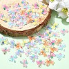 60Pcs 6 Colors Translucent Resin Cabochons RESI-YW0005-76-2