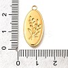 304 Stainless Steel Pendants STAS-E545-02G-3