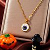Halloween 304 Stainless Steel Enamel Pendant Necklaces CH1357-4