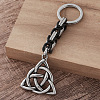 304 Stainless Steel Triqueta Keychains GS1230-4