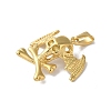 PVD Vacuum Plating 304 Stainless Steel Pendants STAS-B069-46G-04-2