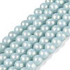 Baking Paint Glass Pearl Beads Strands DGLA-ZX001-05A-14-1