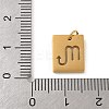 304 Stainless Steel Charms LS-STAS-R001-03G-08-3