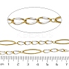 304 Stainless Steel Enamel Link Chains CHS-U003-01G-02-2