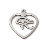 Non-Tarnish 201 Stainless Steel Pendants STAS-E206-06P-03-1