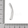 304 Stainless Steel Curved Tube Beads LS-STAS-M071-03D-P-4