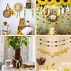 DIY Bubblegum Bracelet Pendant Decoration Making Kit for Sunflower Theme MACR-CJC0005-02A-01-7