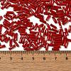 Baking Paint Glass Twist Bugle Beads SEED-C004-02J-4