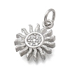 Brass Micro Pave Cubic Zirconia Pendants KK-D431-019P-2