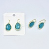 Natural Jade Dangle Earrings EJEW-L228-01A-2