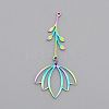 Ion Plating(IP) 201 Stainless Steel Big Pendants STAS-S105-LA590-1