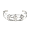 Non-Tarnish 304 Stainless Steel Hollow Open Cuff Bangles BJEW-Q348-03P-01-2