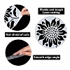 4Pcs 4 Styles Bees Theme PET Plastic Hollow Out Drawing Painting Stencils Templates Sets DIY-WH0299-001-3