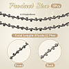 S-shaped Glass Rhinestone and Iron Cup Chains DIY-WH20032-25B-01-2