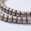 Electroplate Non-Magnetic Synthetic Hematite Beads Strands G-F510-29A-1
