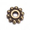 Gear Tibetan Style Alloy Spacer Beads MAB145-NF-1